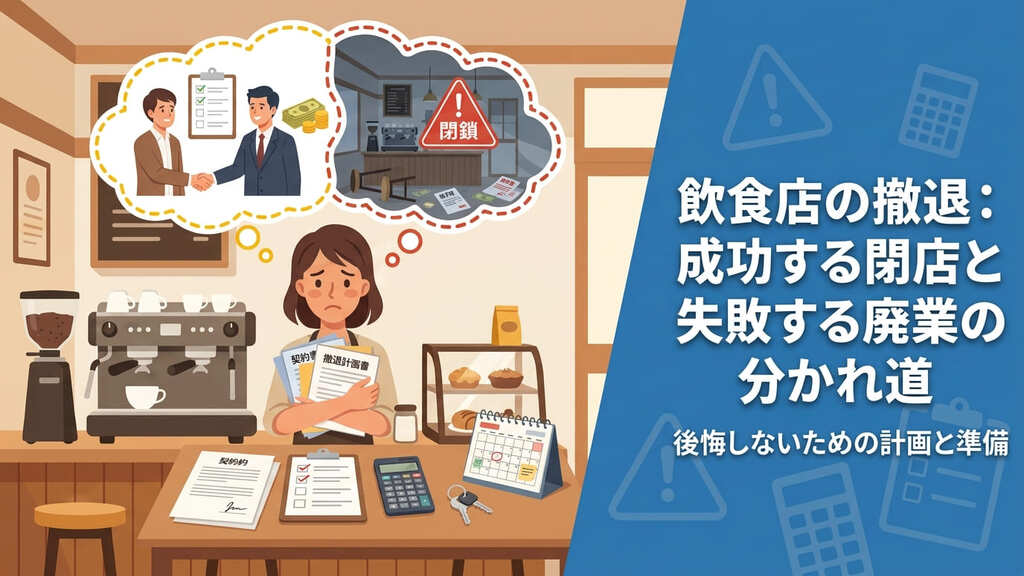 【2026年最新】飲食店閉店のリアルと戦略的撤退マニュアル｜借金・トラブルを回避する全手順