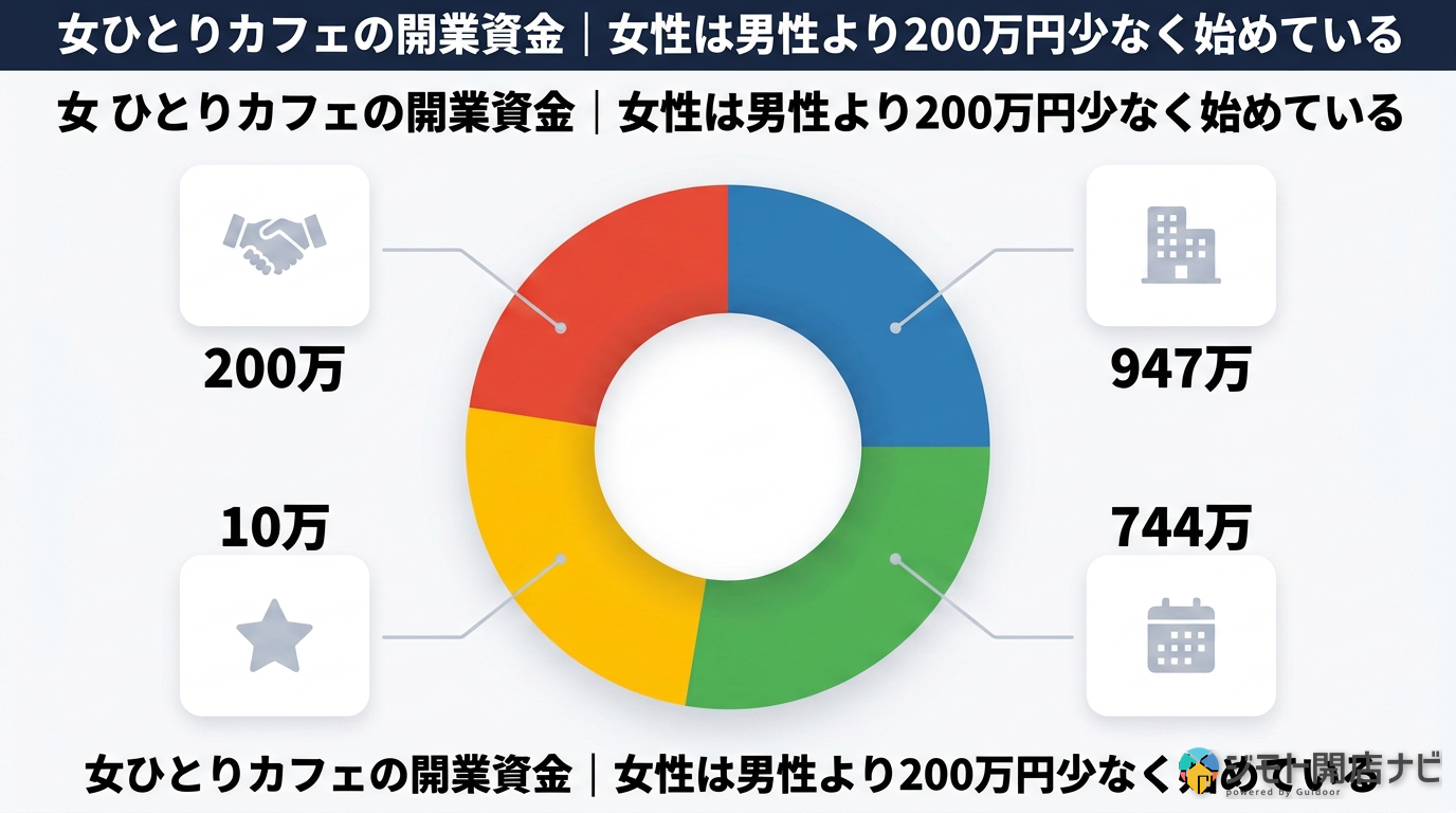 女ひとりカフェの開業資金