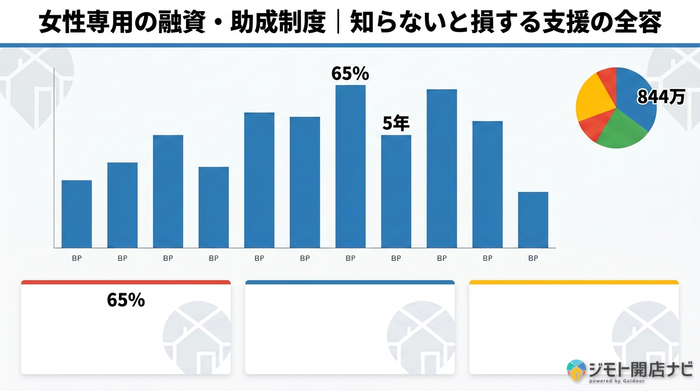 女性専用の融資・助成制度