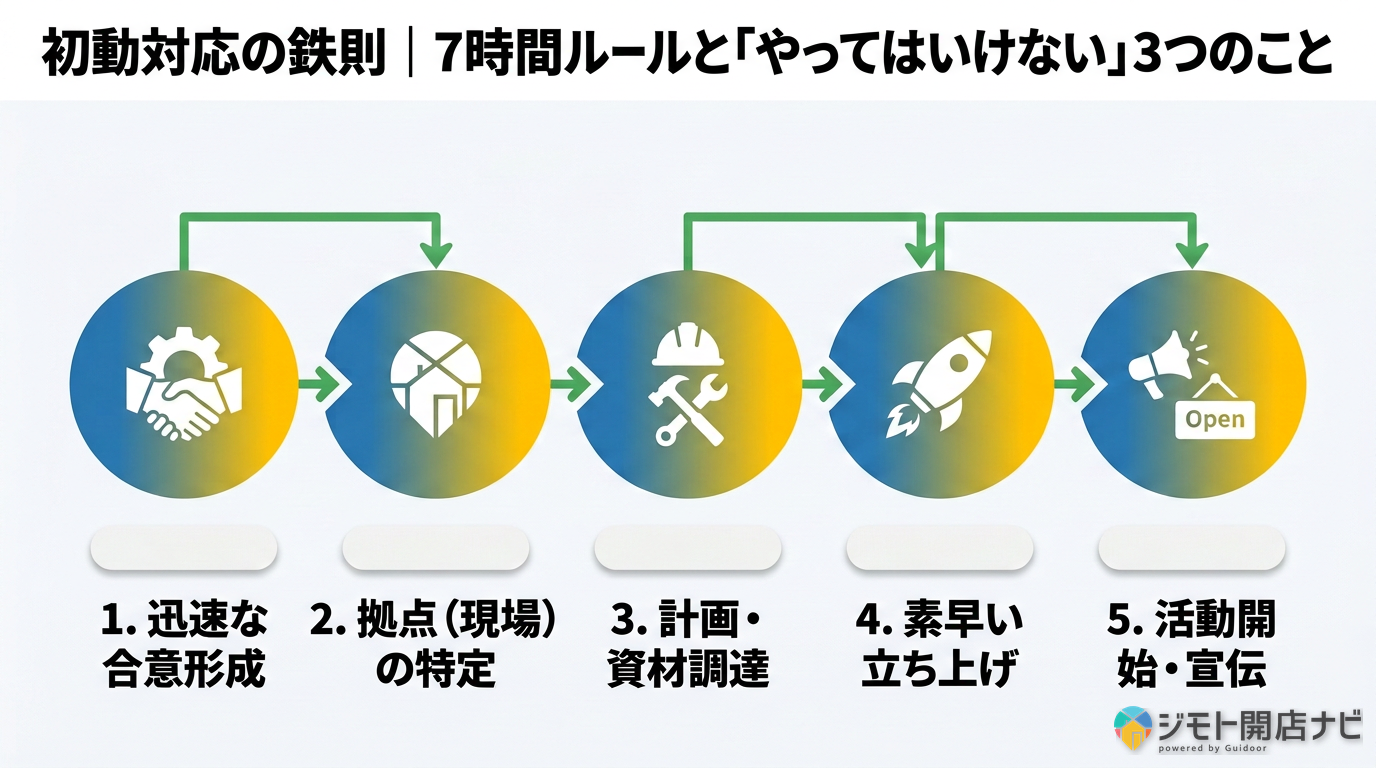 初動対応の鉄則7時間ルール