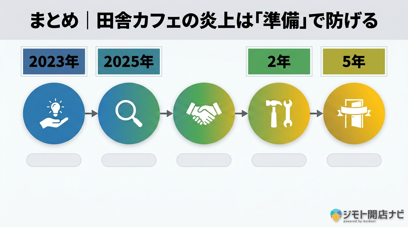 まとめ田舎カフェ炎上は準備で防げる