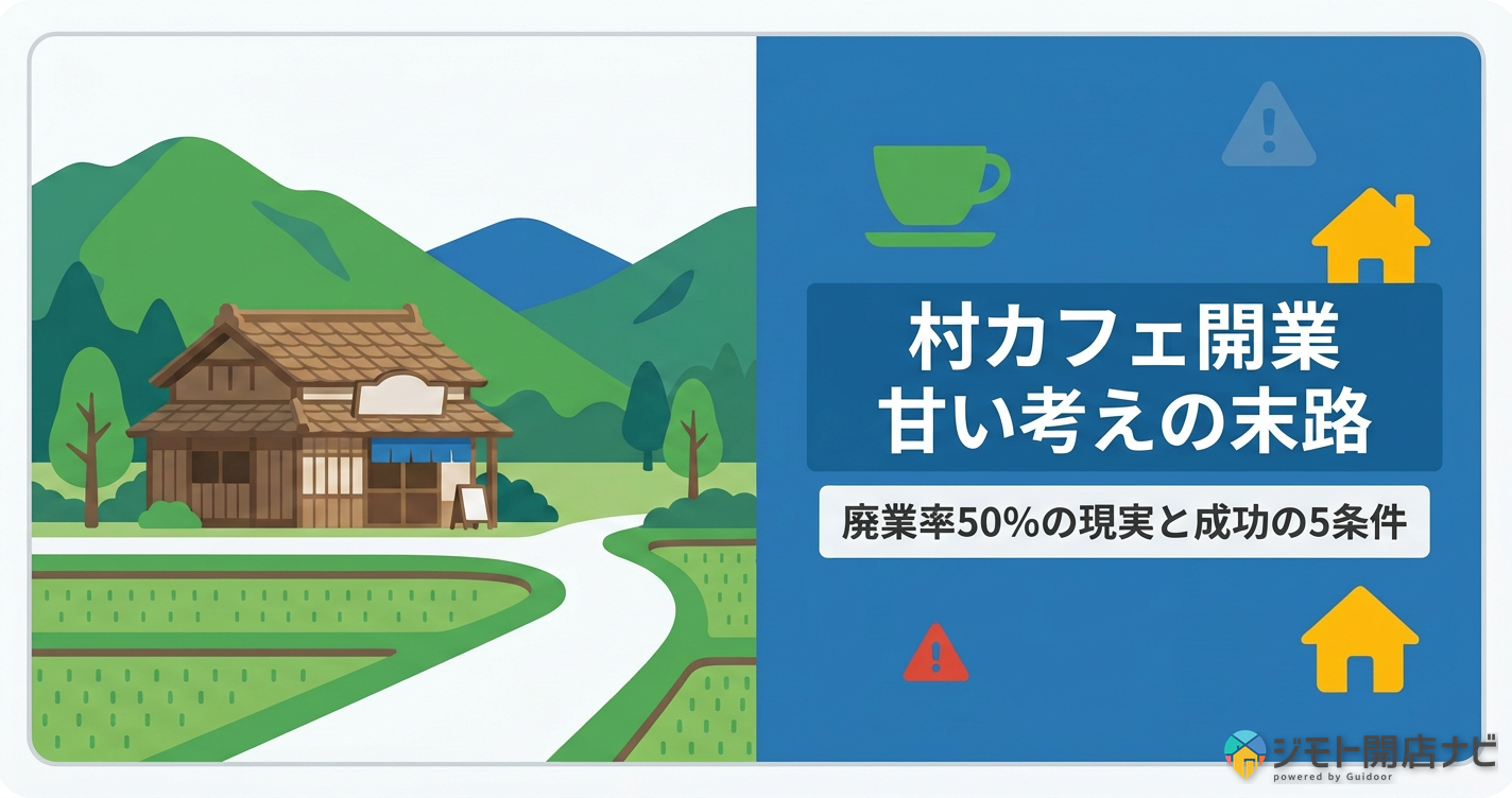 村カフェ開業 甘い考えの末路