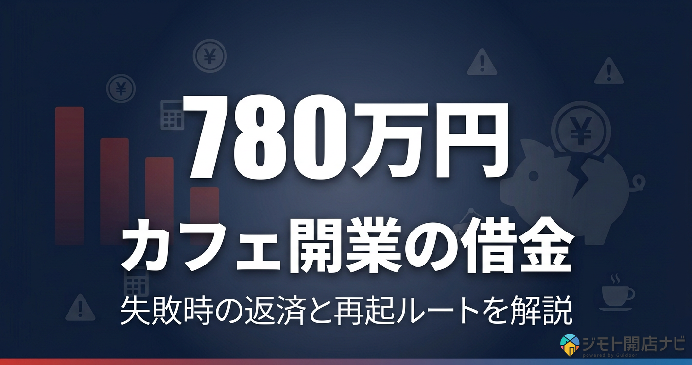 カフェ開業 借金780万円の実態