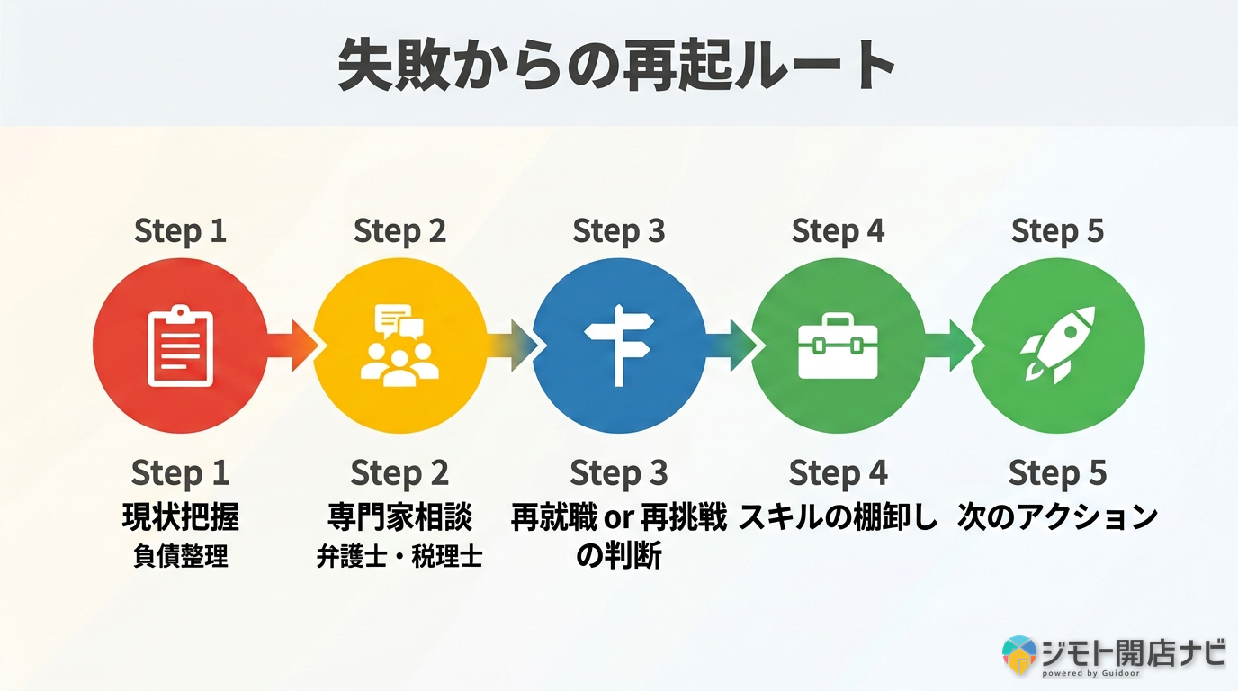 失敗からの再起ルート