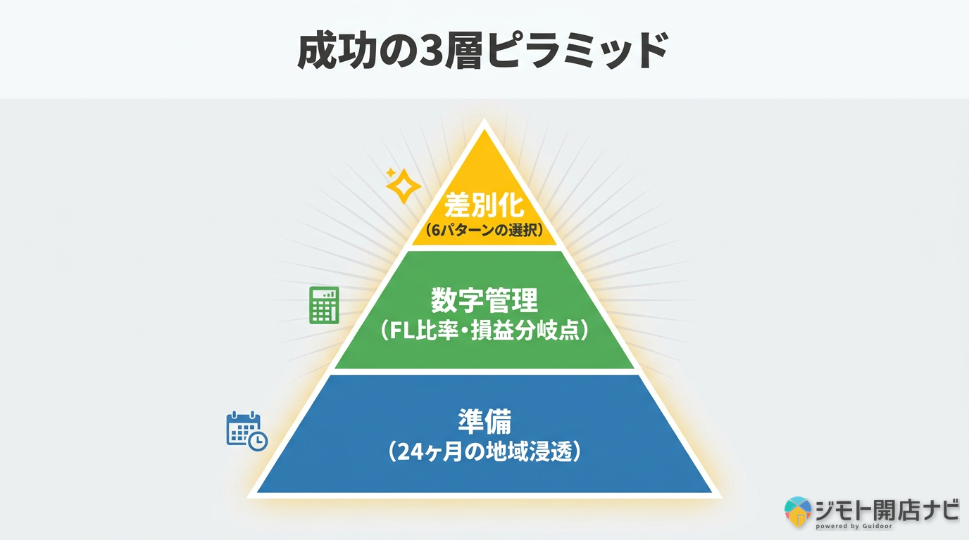 成功の3層ピラミッド