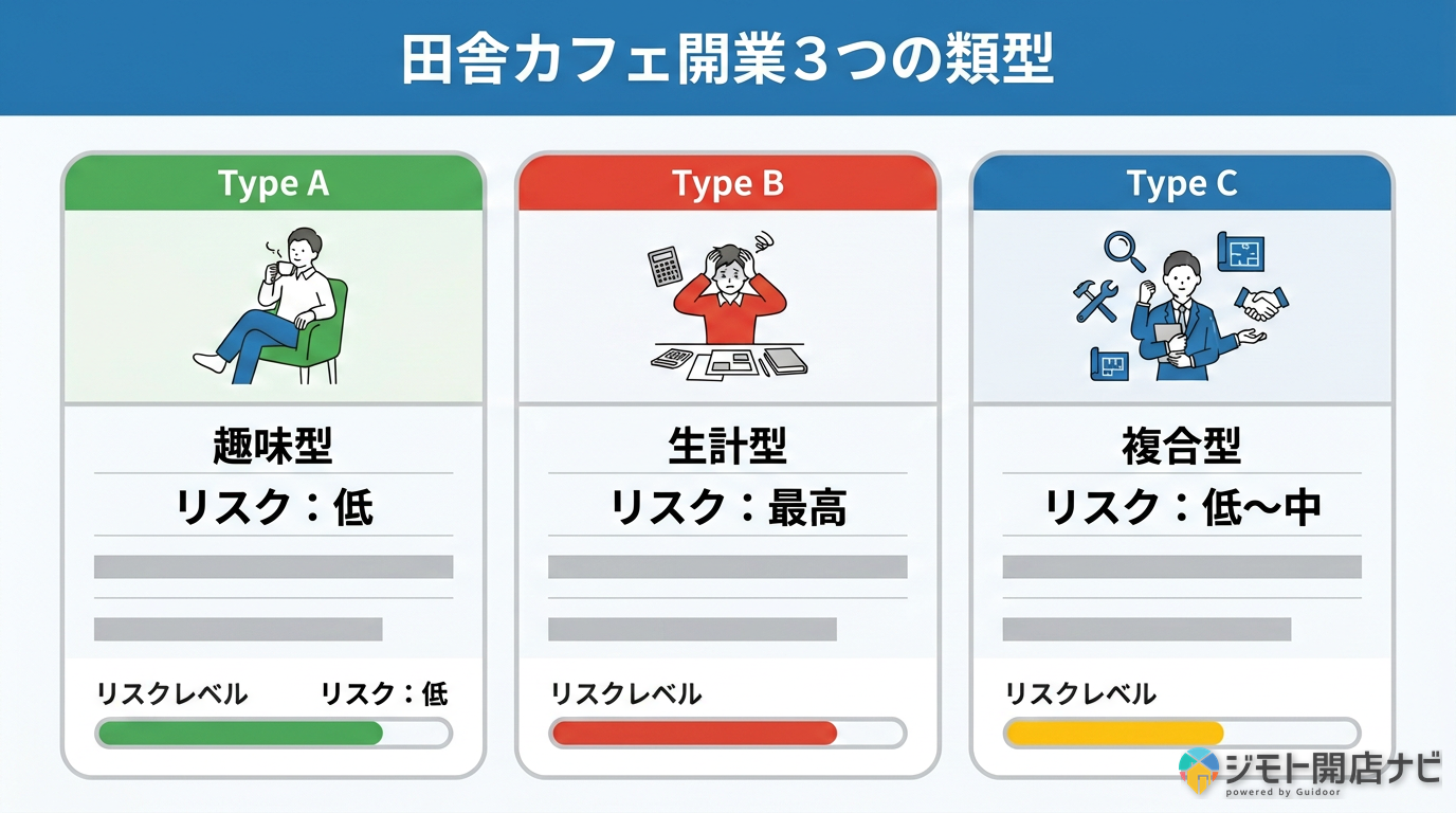 田舎カフェ開業3つの類型
