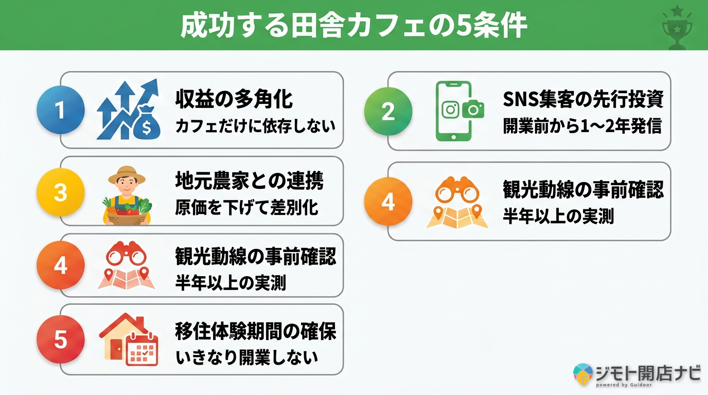 成功する田舎カフェの5条件