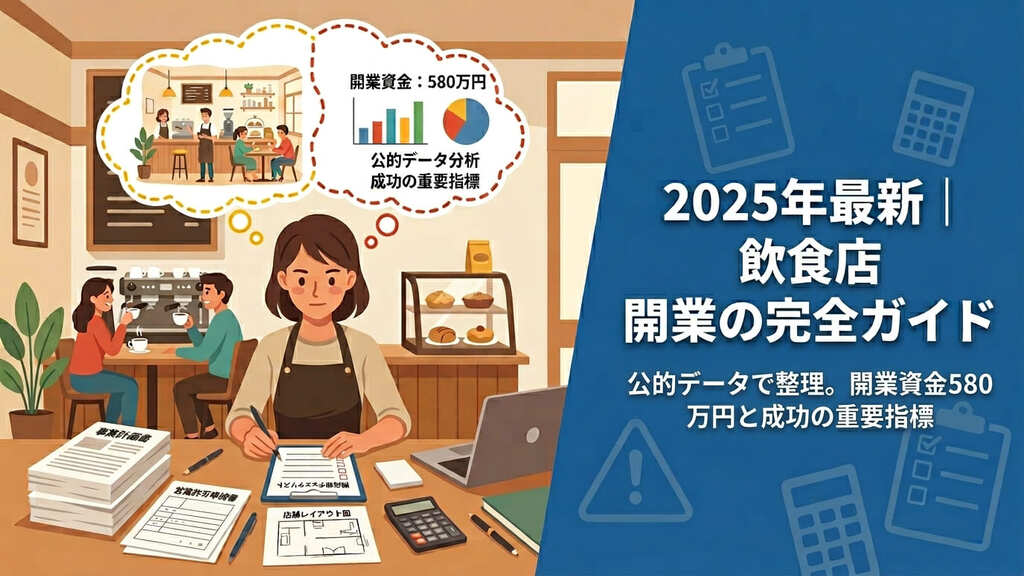 飲食店開業の流れと必要な資格・届出・資金を完全解説｜準備から成功まで