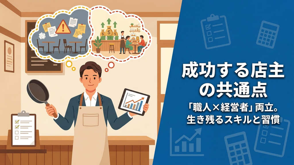飲食店経営で成功する人の特徴10選｜失敗する人との決定的な違い
